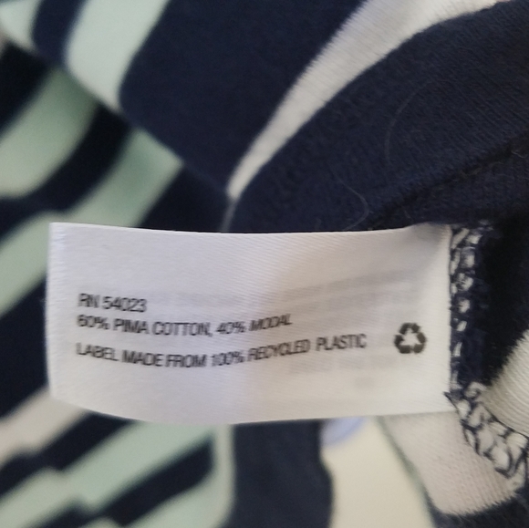 🌻2/$30 GAP Supersoft Bowery Striped Henley - Picture 4 of 5